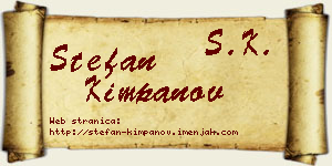 Stefan Kimpanov vizit kartica